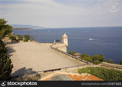 High angle view of an observation point, Monte Carlo, Monaco