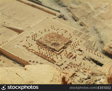 High angle view of an old ruin structure, Egypt