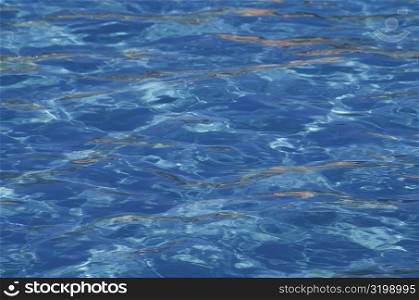 High angle view of ripples in water