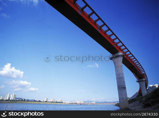 high curvy bridge