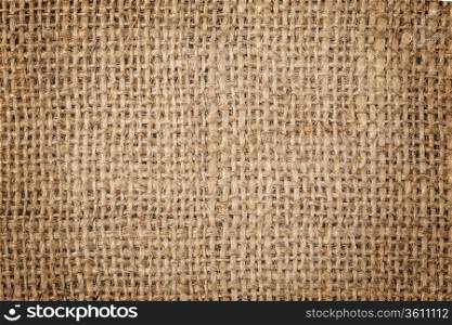 High detailed texture of a burlap material