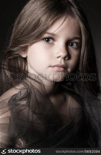 High Fashion Portrait of a young model