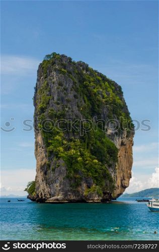 high island at Krabi, Thailand