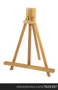High quality artist easel isolated on white background
