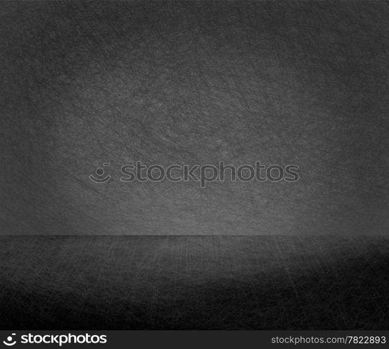 High quality background. Dark background or black texture with many scratches.