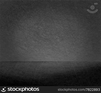 High quality background. Dark background or black texture with many scratches.