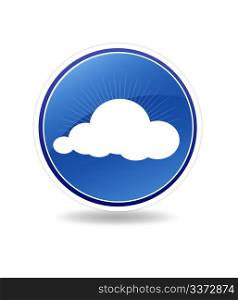High resolution graphic of a cloud icon.