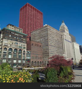 High-rise buildings in Chicago