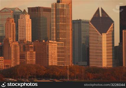High rise buildings in Chicago