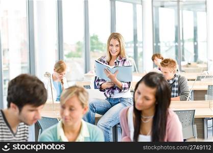 High school - group of students in classroom