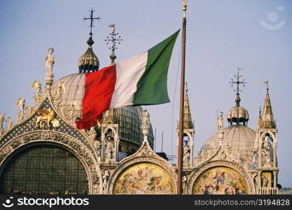 High section view of a cathedral, St. Mark&acute;s Cathedral, Venice, Veneto, Italy