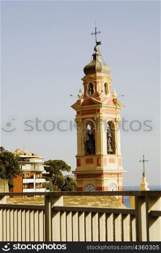 High section view of a church, Liguria, Italy