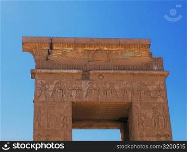 High section view of a doorway, Temples Of Karnak, Luxor, Egypt
