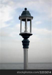 High section view of a lamppost