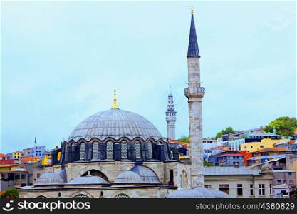 High section view of a mosque, Blue Mosque, Istanbul, Turkey