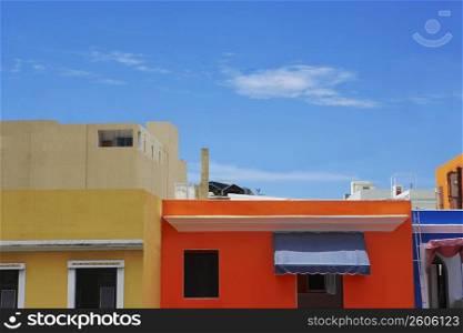 High section view of buildings, Old San Juan, San Juan, Puerto Rico