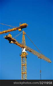 High section view of cranes