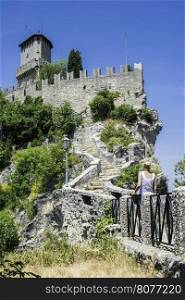 High view from San Marino. Summer time