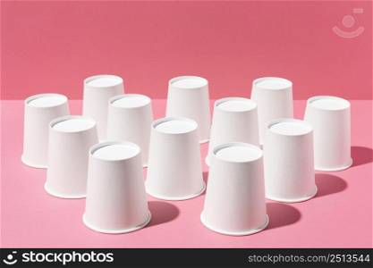 high view upside down cups 2