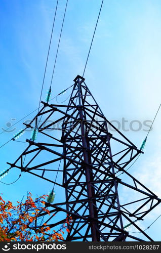 High voltage post or High voltage tower