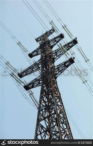 high voltage power line