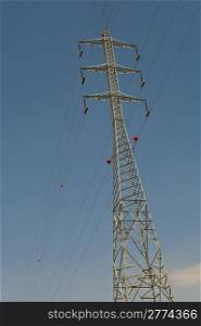 High-voltage Power Line in Samaria, Israel