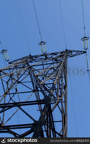 high-voltage power lines