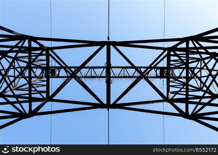 high-voltage power lines