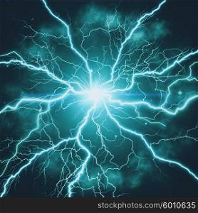 High voltage strike, abstract technology and science backgrounds