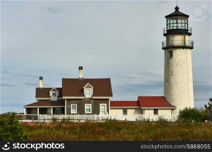 Highland Lighthouse, oldest and tallest on Cape Cod, Massachusetts, USA.