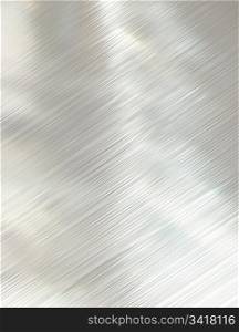 highly polished and reflective stainless steel background. polished metal