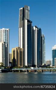 Highrise apartment buildings, Surfers Paradise, Queensland, Australia