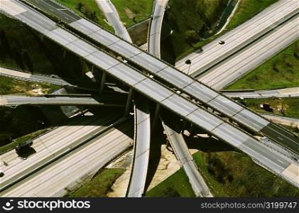 Highway overpass along Baltimore Beltway, Maryland