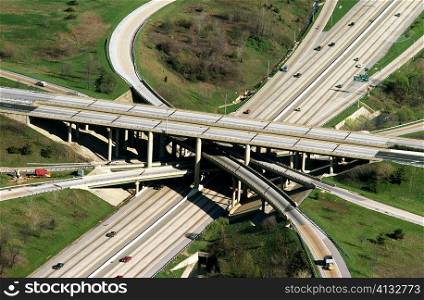 Highway overpass along Baltimore Beltway, Maryland
