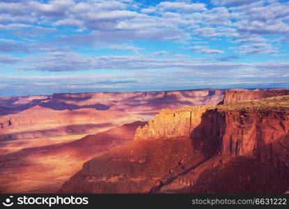 Hike in Canyonlands National Park, Utah, USA.