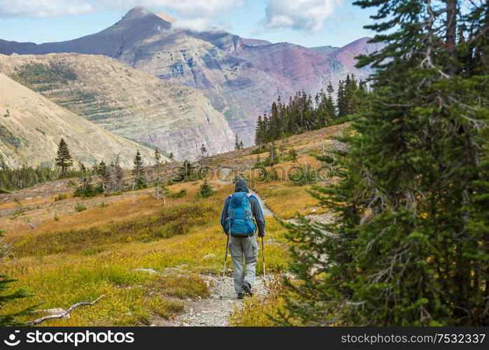 Hike in Glacier National Park, Montana