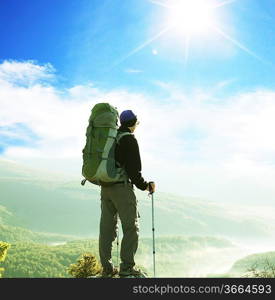 Hike in mountains