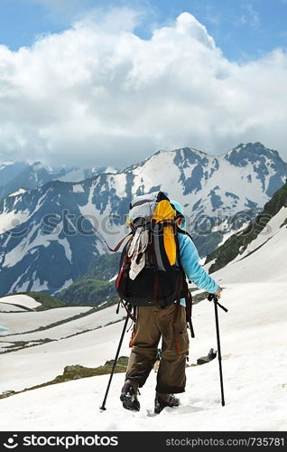 Hike in mountains