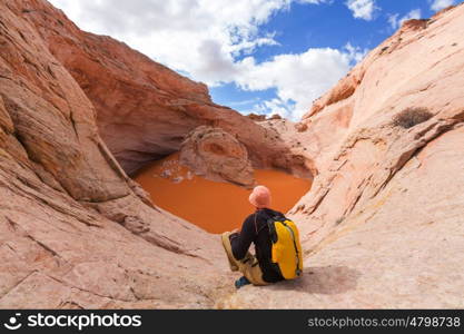 Hike in the Utah mountains