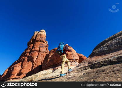 Hike in the Utah mountains