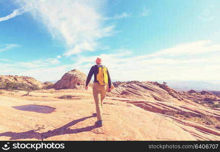 Hike in the Utah mountains