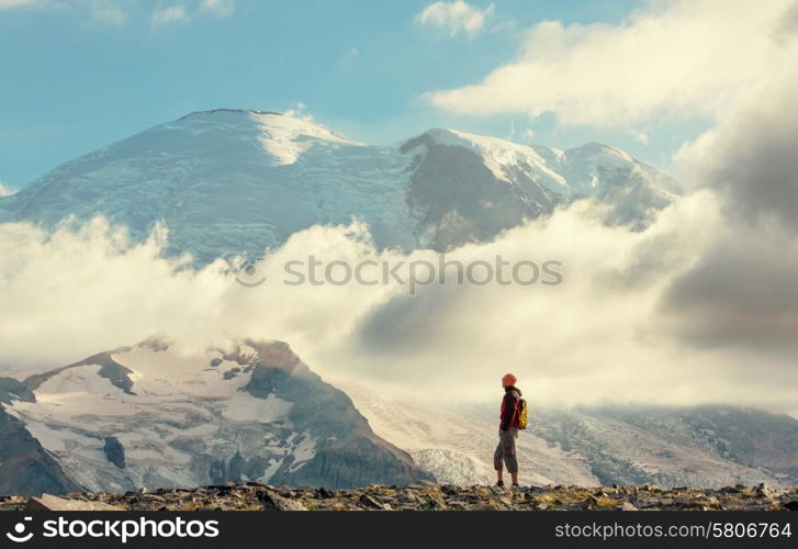 Hike on Mt Rainier