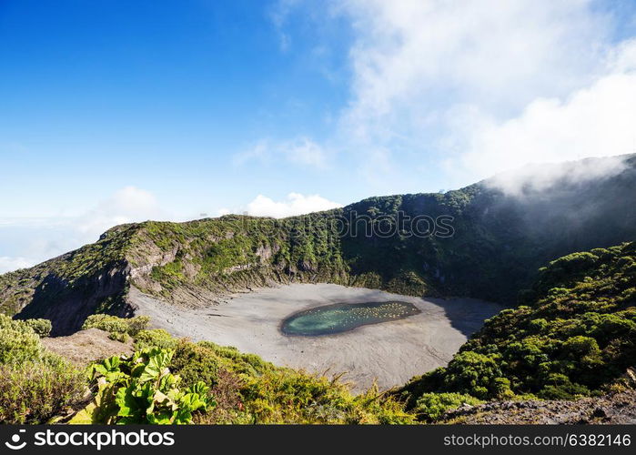 Hike to Irazu Volcano in Central America. Costa Rica