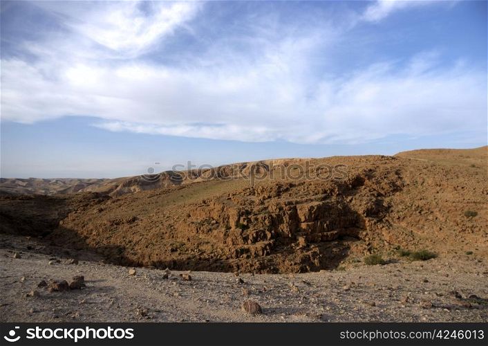 hiking in stone judean desert israeli tourism