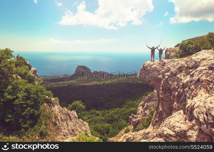 hiking man