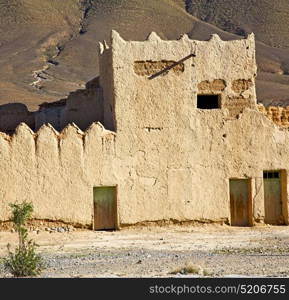 hill africa in morocco the old contruction and historical village