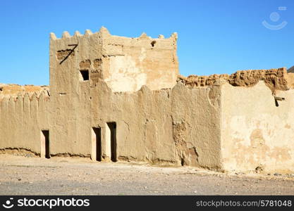 hill africa in morocco the old contruction and historical village