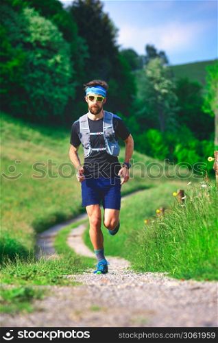 Hill training of a long distance runner