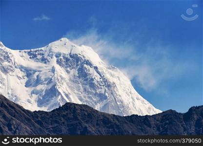 Himalayan peaks seen from Devriya Taal, Garhwal, Uttarakhand, India. Himalayan peaks seen from Devriya Taal, Garhwal, Uttarakhand, India.