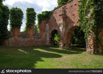Himmelpfort-Klosteranlage-17. Himmelpfort; Brandenburg; Furstenberg; Oberhavel; Uckermark - relicts of old monastery